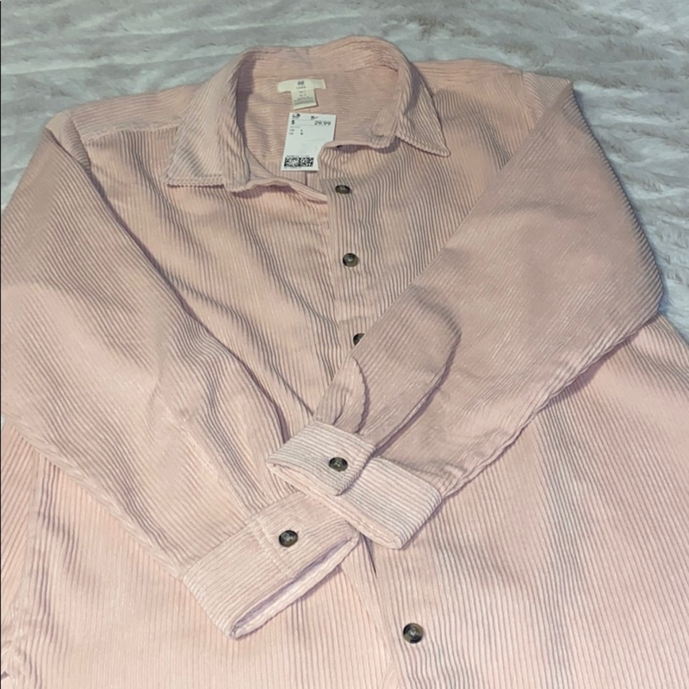 Corduroy button down shirt